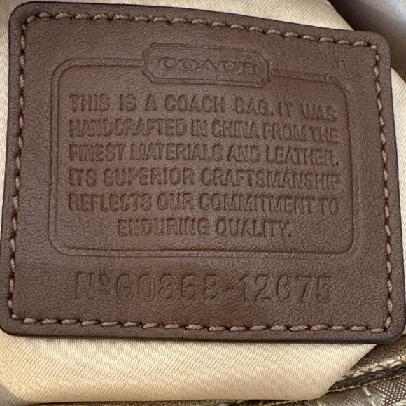 COACH SoHo Signature Hobo - Picture 7 of 8